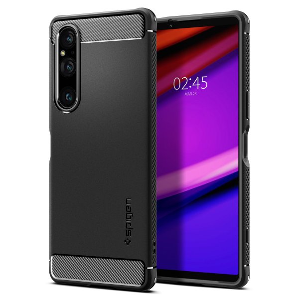 Spigen Sony Xperia 1 V Cover Rugged Armor Mat Sort