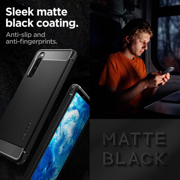 Spigen Sony Xperia 1 V Cover Rugged Armor Mat Sort