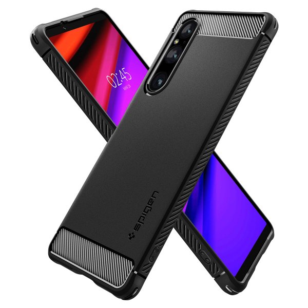 Spigen Sony Xperia 1 V Cover Rugged Armor Mat Sort