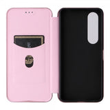 Sony Xperia 1 VI Etui Kulfibertekstur Rosaguld