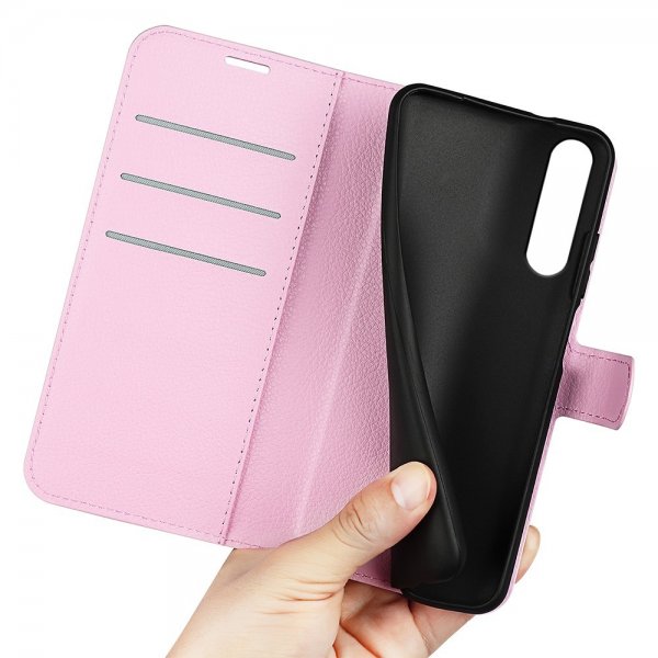 Sony Xperia 1 VI Etui Litchi Rosa