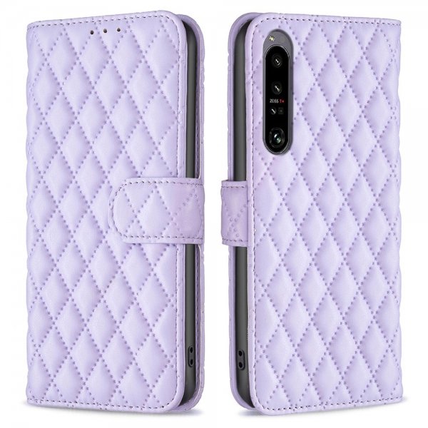 Sony Xperia 1 VI Etui Diamantmønster Lilla