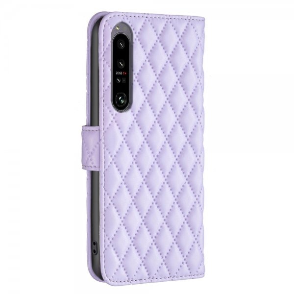 Sony Xperia 1 VI Etui Diamantmønster Lilla