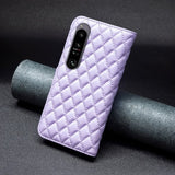 Sony Xperia 1 VI Etui Diamantmønster Lilla