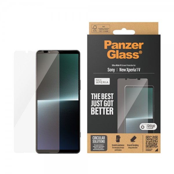 PanzerGlass Sony Xperia 1 VI Skærmbeskytter Ultra-Wide Fit