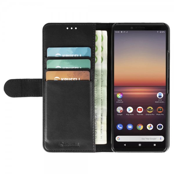 Krusell Sony Xperia 10 II Etui PhoneWallet Sort