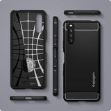 Spigen Sony Xperia 10 III Cover Rugged Armor Mat Sort