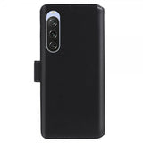 Nordic Covers Sony Xperia 10 V Cover Essential Leather Raven Black