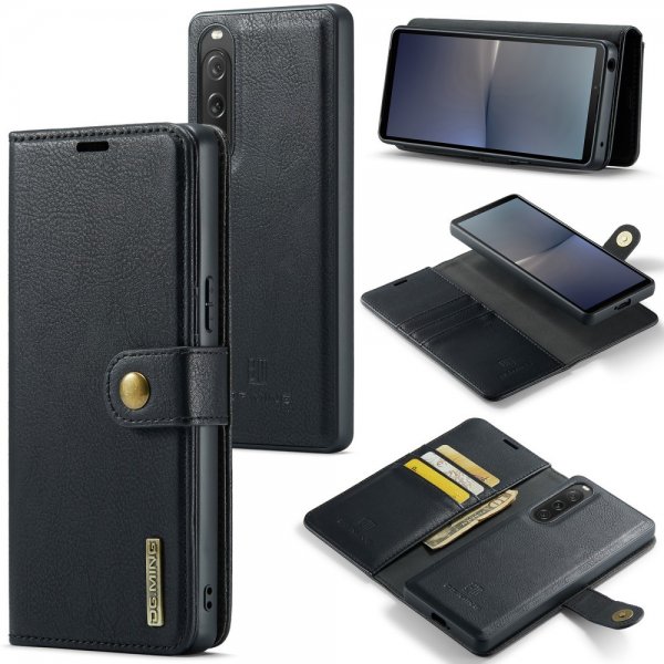 Dg.Ming Sony Xperia 10 V Cover med Aftageligt Cover Sort