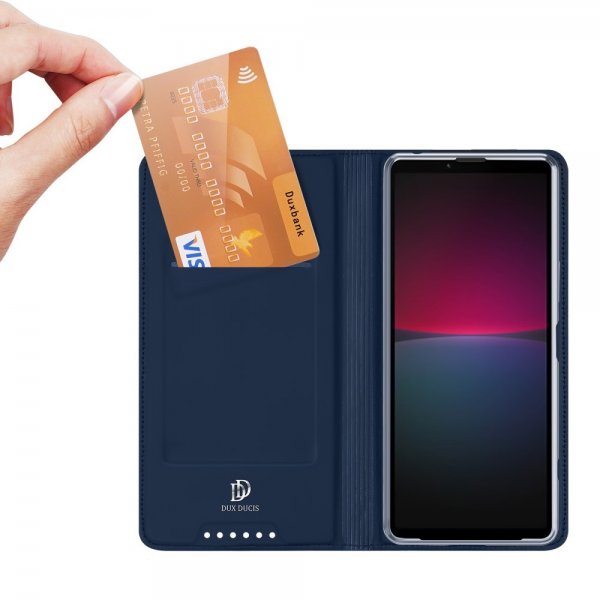 Dux Ducis Sony Xperia 10 V Cover Skin Pro Series Blå
