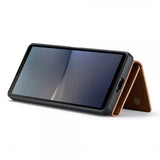 Dg.Ming Sony Xperia 10 V Cover M1 Series Aftagelig Kortholder Brun