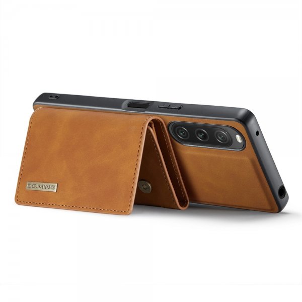 Dg.Ming Sony Xperia 10 V Cover M1 Series Aftagelig Kortholder Brun