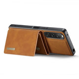 Dg.Ming Sony Xperia 10 V Cover M1 Series Aftagelig Kortholder Brun
