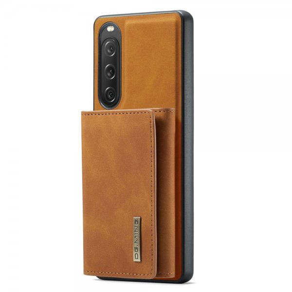 Dg.Ming Sony Xperia 10 V Cover M1 Series Aftagelig Kortholder Brun