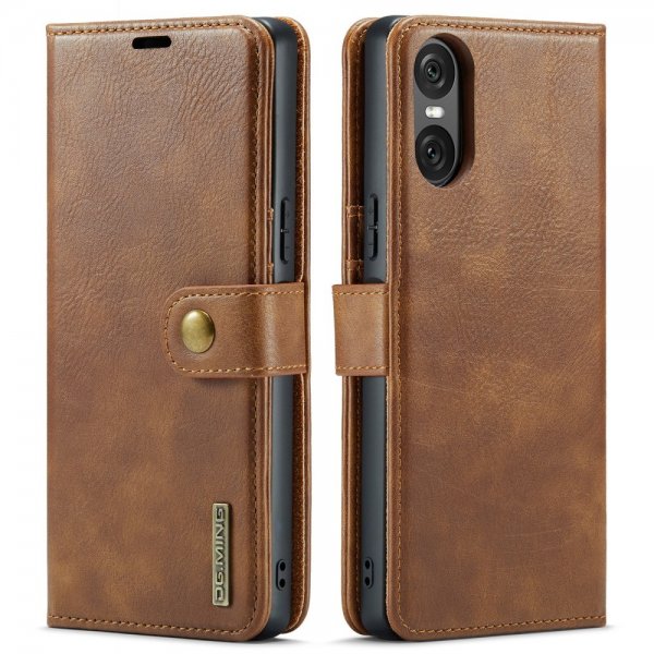 Dg.Ming Sony Xperia 10 VI Cover med Aftageligt Cover Brun