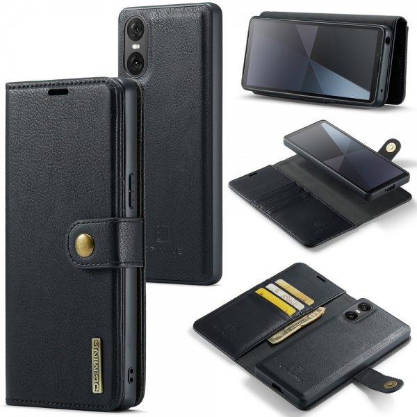 Dg.Ming Sony Xperia 10 VI Cover med Aftageligt Cover Sort