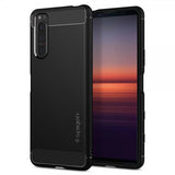 Spigen Sony Xperia 5 II Cover Rugged Armor Mat Sort