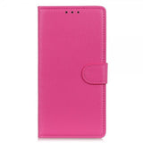 Sony Xperia 5 IV Etui Litchi Magenta