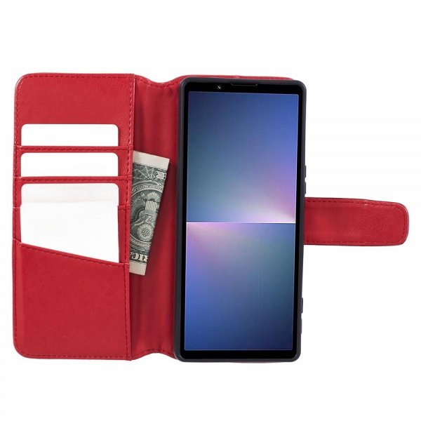 Nordic Covers Sony Xperia 5 V Cover Essential Læder Poppy Red