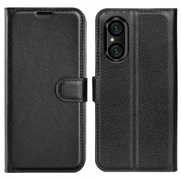 Sony Xperia 5 V Cover Litchi Sort
