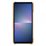 Sony Xperia 5 V Cover med to kortlommer Lysebrun