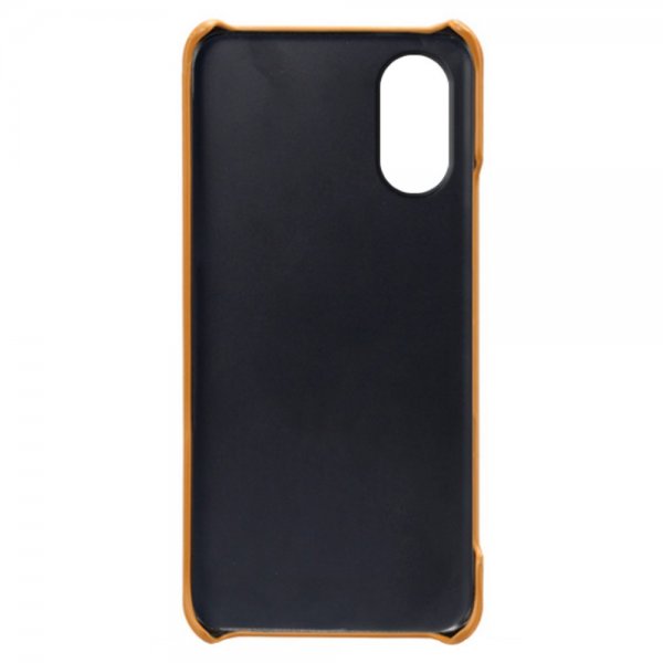 Sony Xperia 5 V Cover med to kortlommer Lysebrun