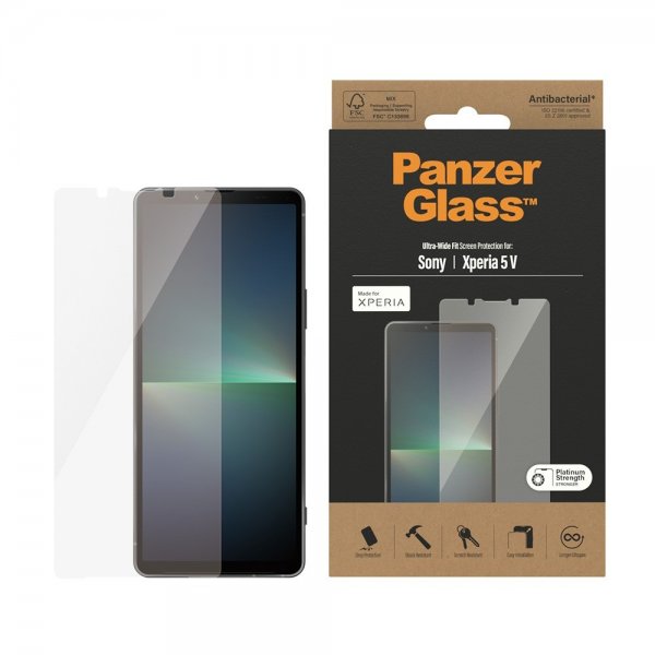 PanzerGlass Sony Xperia 5 V Skærmbeskytter Ultra-Wide Fit