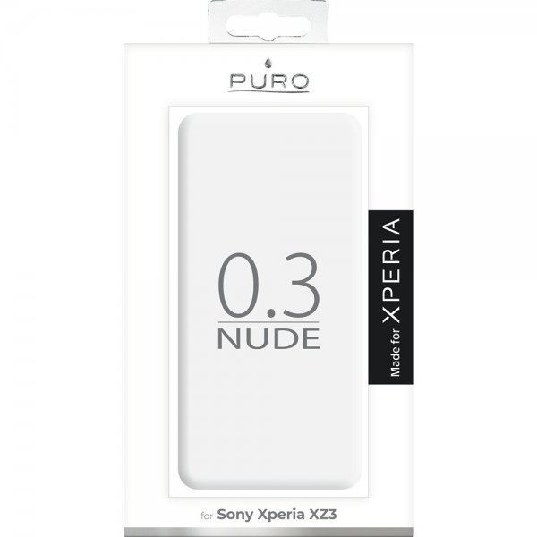Puro Sony Xperia XZ3 Cover Nude Transparent