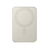 Satechi OntheGo Qi2 10K MagSafe-powerbank med Stander Sand