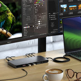 Satechi Thunderbolt 4 Dockingstation med DisplayLink