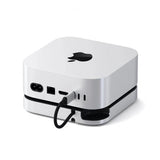 Satechi Mac Mini M4 Stand & Hub med SSD-kabinet Sølv
