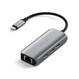 Satechi 4-i-1 USB-C-hub med 2,5 Gigabit Ethernet
