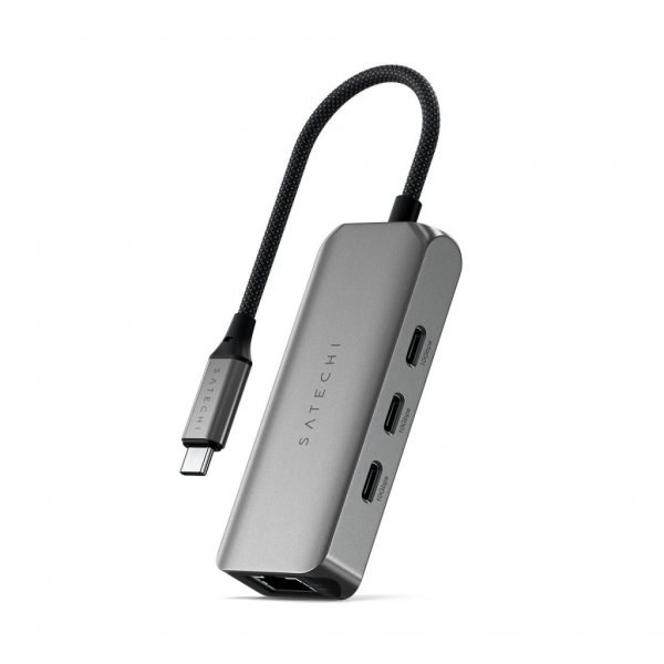 Satechi 4-i-1 USB-C-hub med 2,5 Gigabit Ethernet
