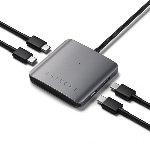 Satechi 4-port USB-C hub med Power Delivery