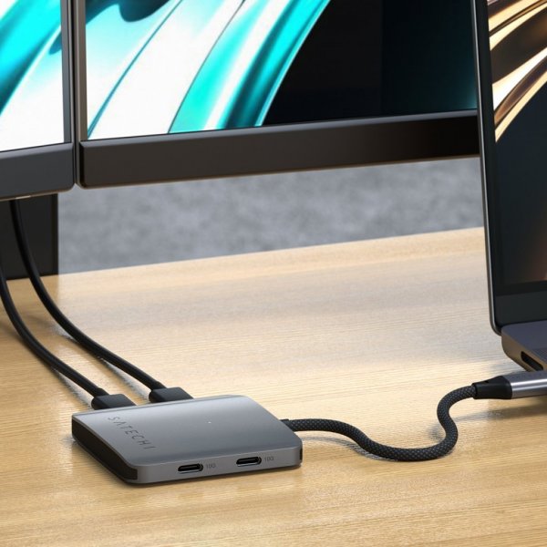 Satechi 4-port USB-C hub med Power Delivery