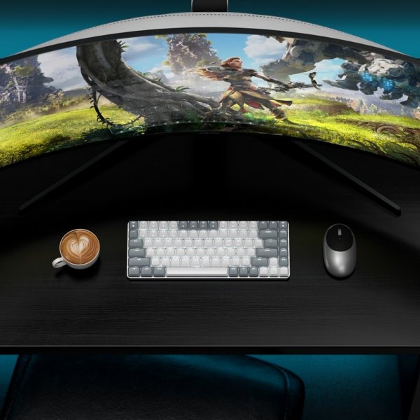 Satechi SM1 Slim Mekanisk Bluetooth Tastatur Lysegrå