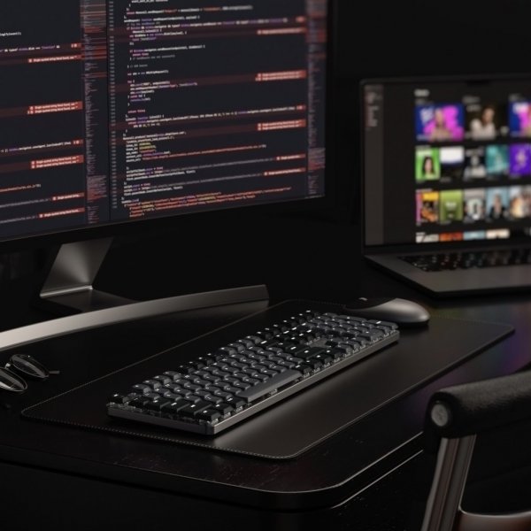 Satechi SM3 Slim Mekanisk Bluetooth Tastatur Mørkegrå