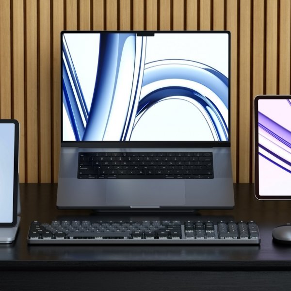 Satechi SM3 Slim Mekanisk Bluetooth Tastatur Mørkegrå