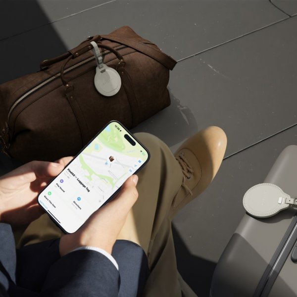 Satechi FindAll Bagagetag med tracking Sand