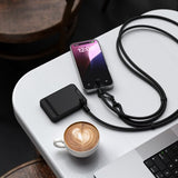 Satechi OntheGo Lanyardkabel USB-C 1.5m Sort