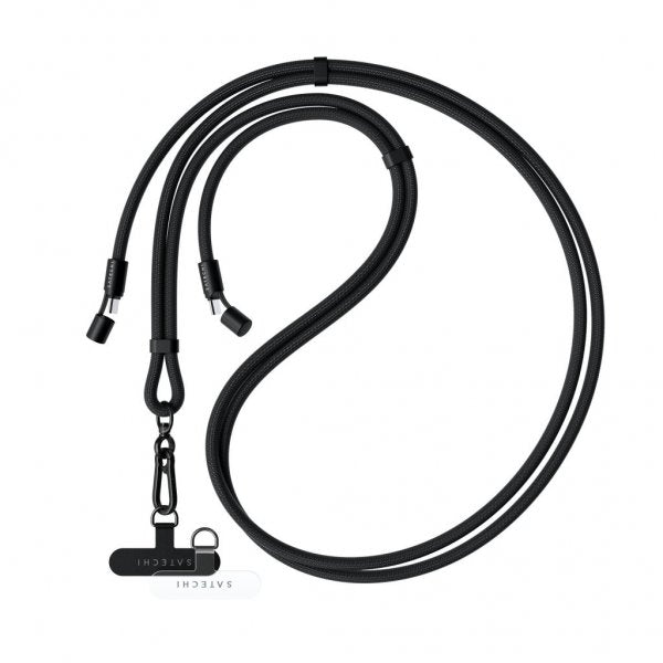 Satechi OntheGo Lanyardkabel USB-C 1.5m Sort