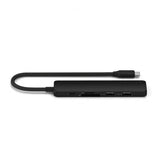 Satechi 6-i-1 USB-C Slim Multiport Adapter Sort
