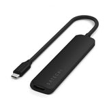 Satechi 6-i-1 USB-C Slim Multiport Adapter Sort