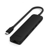 Satechi 7-i-1 USB-C Slim Multiport Adapter med Ethernet Sort