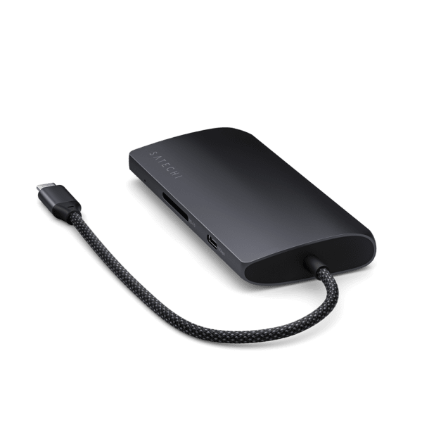 Satechi USB-C Multiport Adapter 8K med Ethernet V3 Midnight