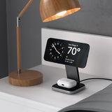 Satechi Trådløs Oplader 2-i-1 Foldbar Qi2 Wireless Charging Stand MagSafe