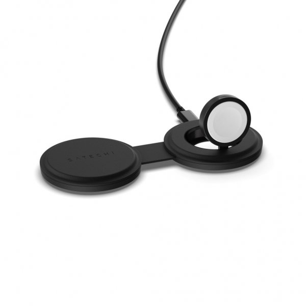 Satechi OntheGo 2-i-1 trådløs oplader Sort