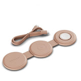 Satechi OntheGo 3-i-1 trådløs oplader Desert Rose