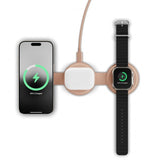 Satechi OntheGo 3-i-1 trådløs oplader Desert Rose
