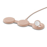 Satechi OntheGo 3-i-1 trådløs oplader Desert Rose